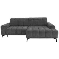 Rohová sedačka LAYA, pravá, antracitová ženilka KANSAS - horčicovožltá/antracitová, Modern, textil (250/155cm) - Premium Living