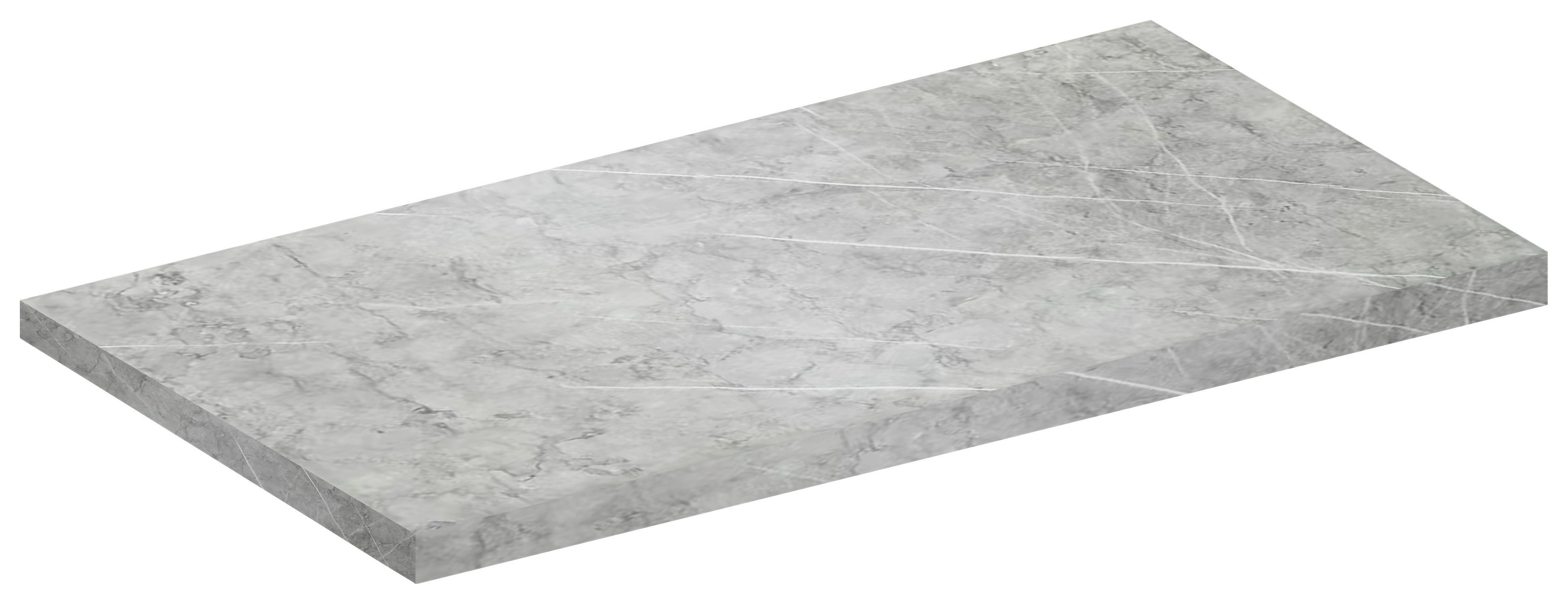 Arbeitsplatte Fasola - Grau, Trend, Holzwerkstoff (120/3/60cm) - MID.YOU