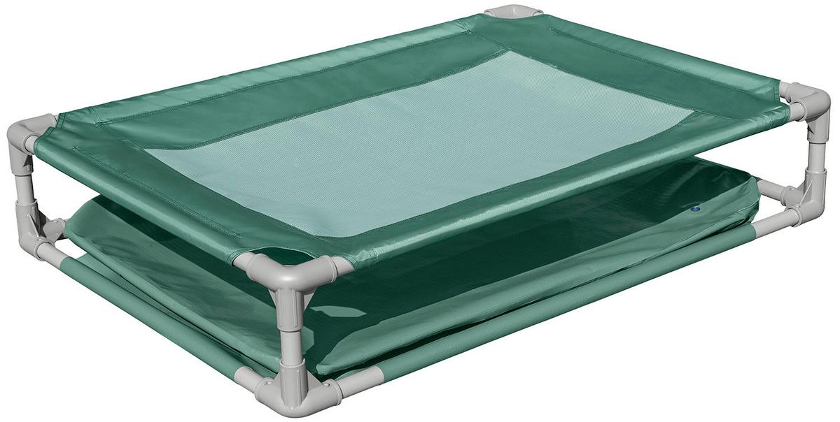 Haustierpool 2in1 Graugrün, B/H/T: 102x20x74 cm - Graugrün, Basics, Kunststoff/Metall (102/20/74cm) - Bestway
