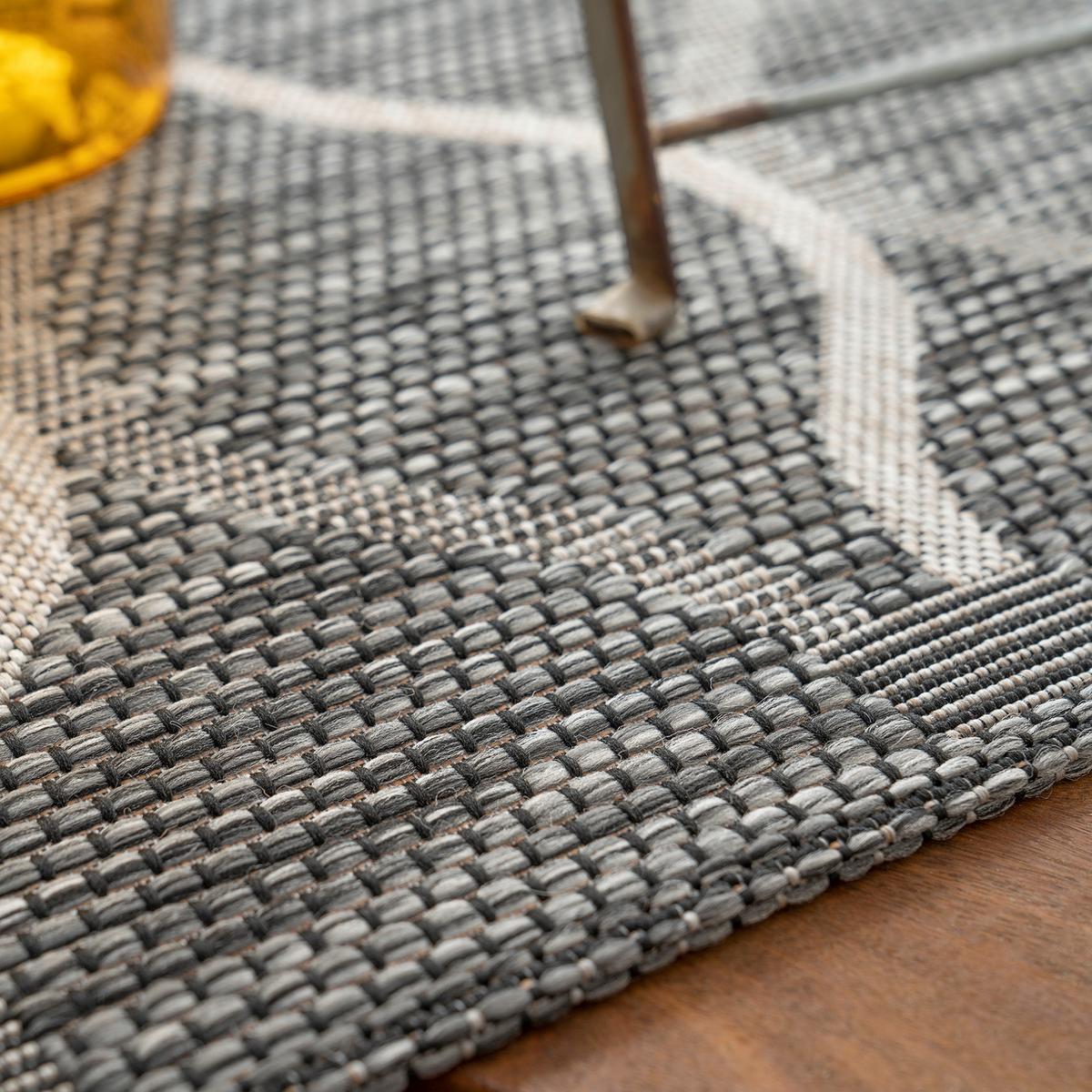 Flachwebteppich My Nordic 871 - Grau, Design, Textil (80/150cm) - Obsession