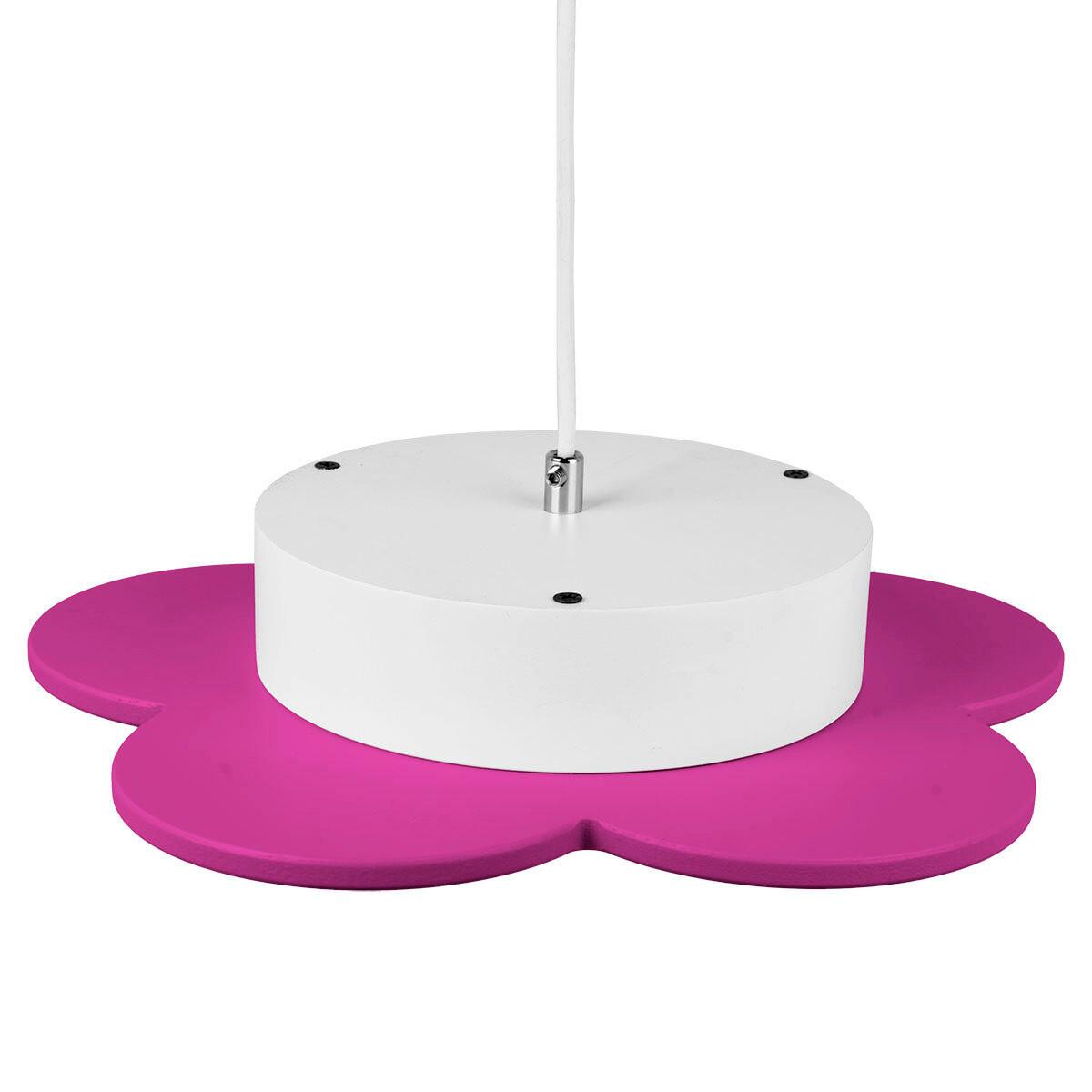 Kinderhängeleuchte 9550123 Fiore - Pink, Basics, Holzwerkstoff/Kunststoff (33/70cm)