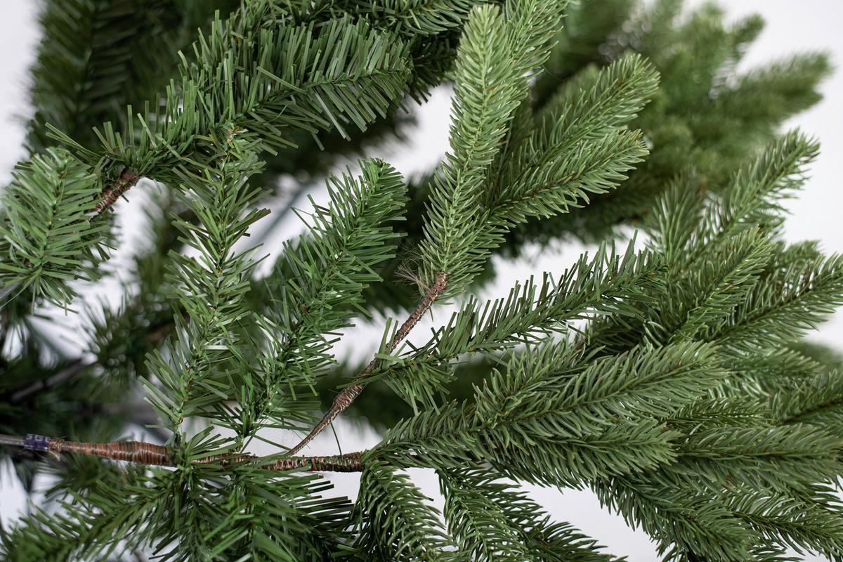 Weihnachtsbaum Roswell - Grün, Basics, Kunststoff/Metall (122/210/122cm)