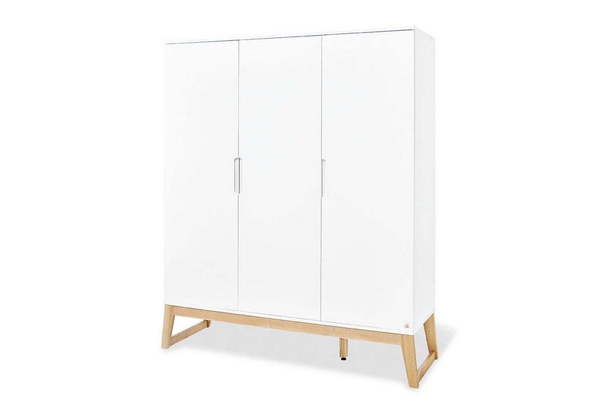 Babyzimmer 103466bg Bridge - Eschefarben/Weiß, Design, Holz/Holzwerkstoff - Pinolino