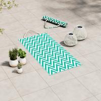 PLÁŽOVÁ PODLOŽKA RIYA - tyrkysová, Moderní, textil/plast (70/170cm) - Bessagi Garden