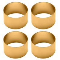 SERVIETTENRINGESET EW-NR-2108G - Goldfarben, Basics, Metall (4/2,5cm) - Echtwerk