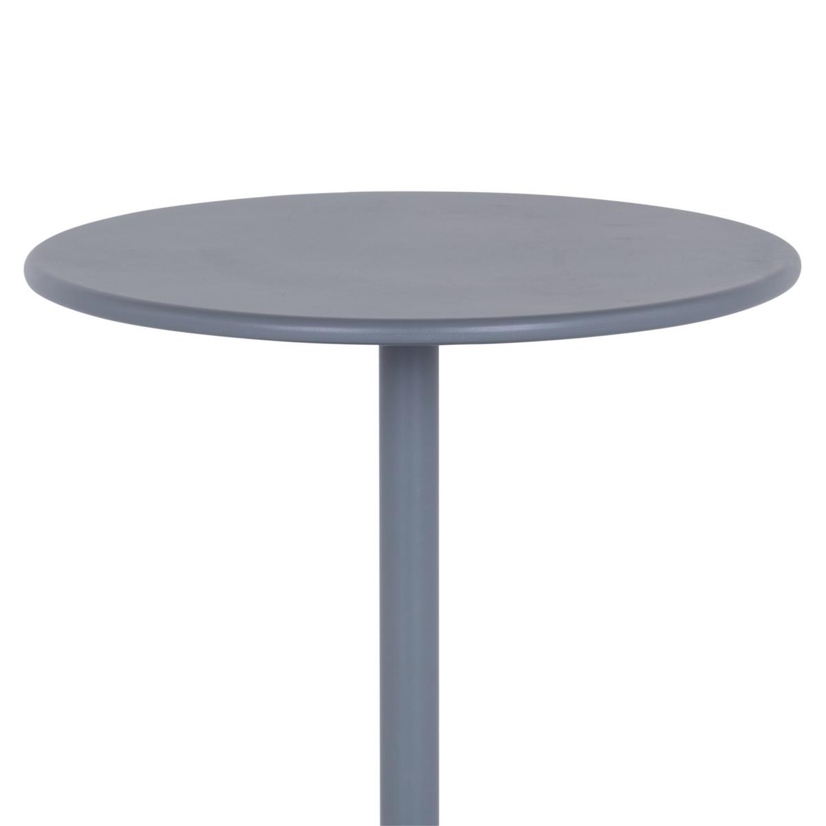 Beistelltisch Wien Grau - Grau, Design, Metall (40/45/40cm) - P & B