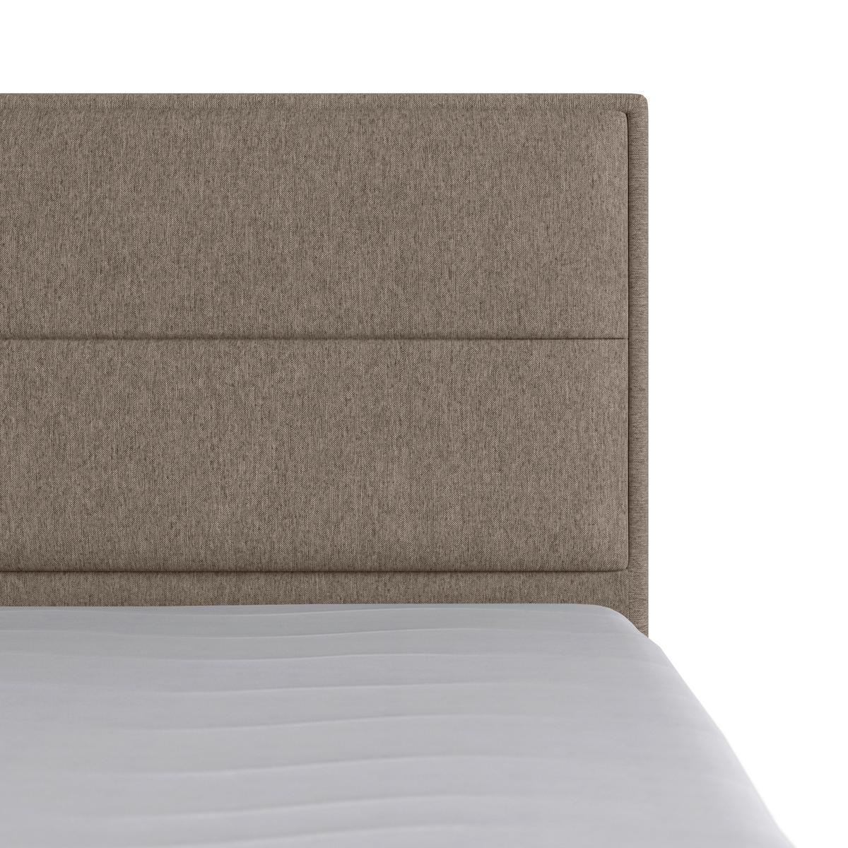 Boxspringbett mit Bettkasten Palermo 180x200 Beige - Beige/Schwarz, MODERN, Holz/Holzwerkstoff (180/200cm) - MID.YOU