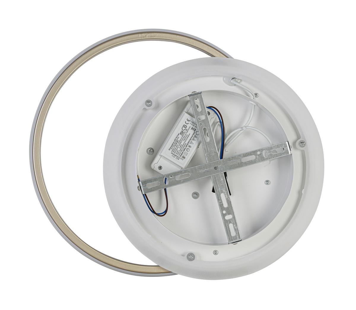 STROPNÉ LED SVIETIDLO PUL - šampanská, Modern, kov/plast (42/35/6cm) - Mömax