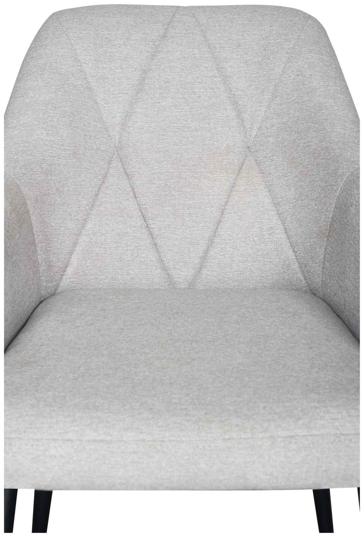 STOLIČKA S PODRÚČKAMI HARDY -GIGA- - čierna/sivá, Basics, kov/textil (56/85/61,5cm) - Mömax