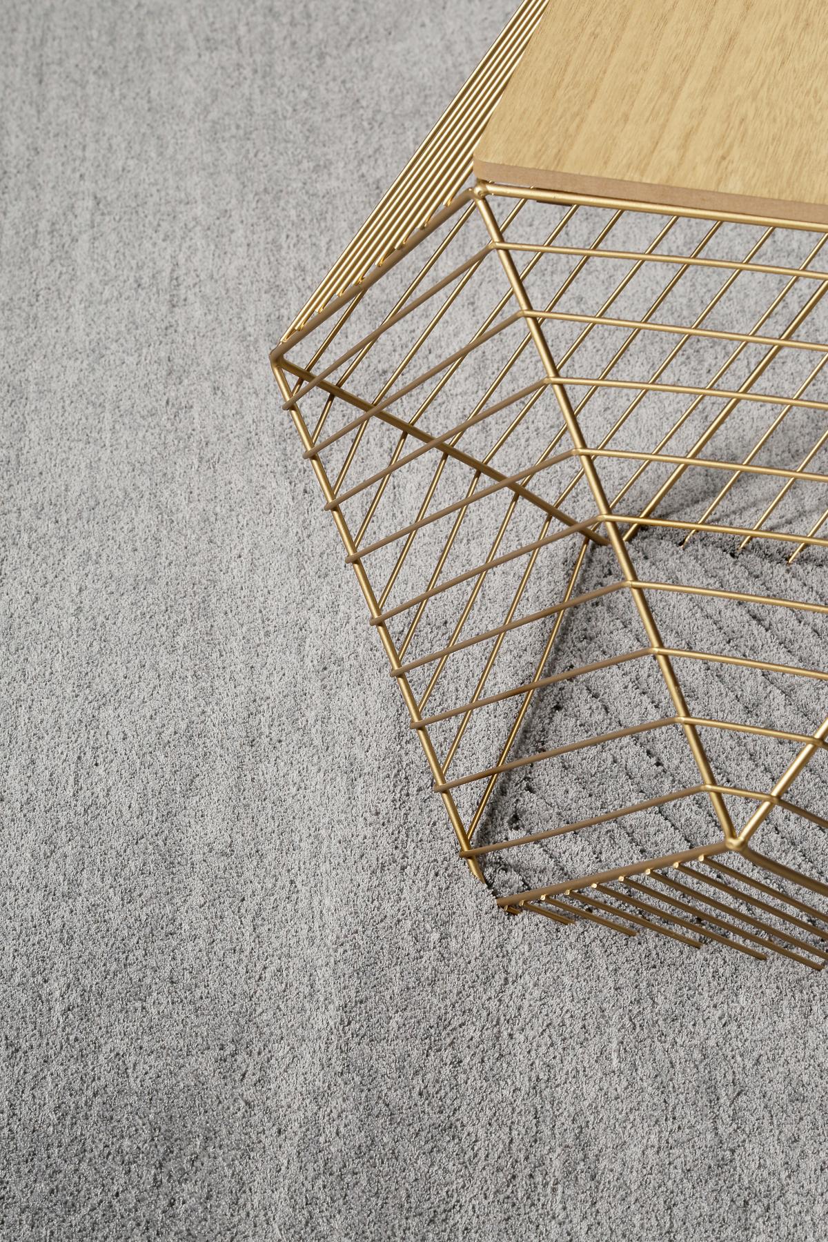 Hochflorteppich grau Loft 200x200 cm - Grau, Basics, Textil (200/200cm) - Esprit