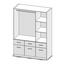 Drehtürenschrank mit Laden 135cm Hagen, Weiss - Weiß, Basics, Holzwerkstoff (135/195/57cm) - Livetastic Drehtürenschrank mit Laden 135cm Hagen, Weiss - Weiß, Basics, Holzwerkstoff (135/195/57cm) - Livetastic