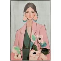 Obraz na plátne DENISE BIG - viacfarebná/biela, kompozitné drevo/textil (100/140cm) - Mömax