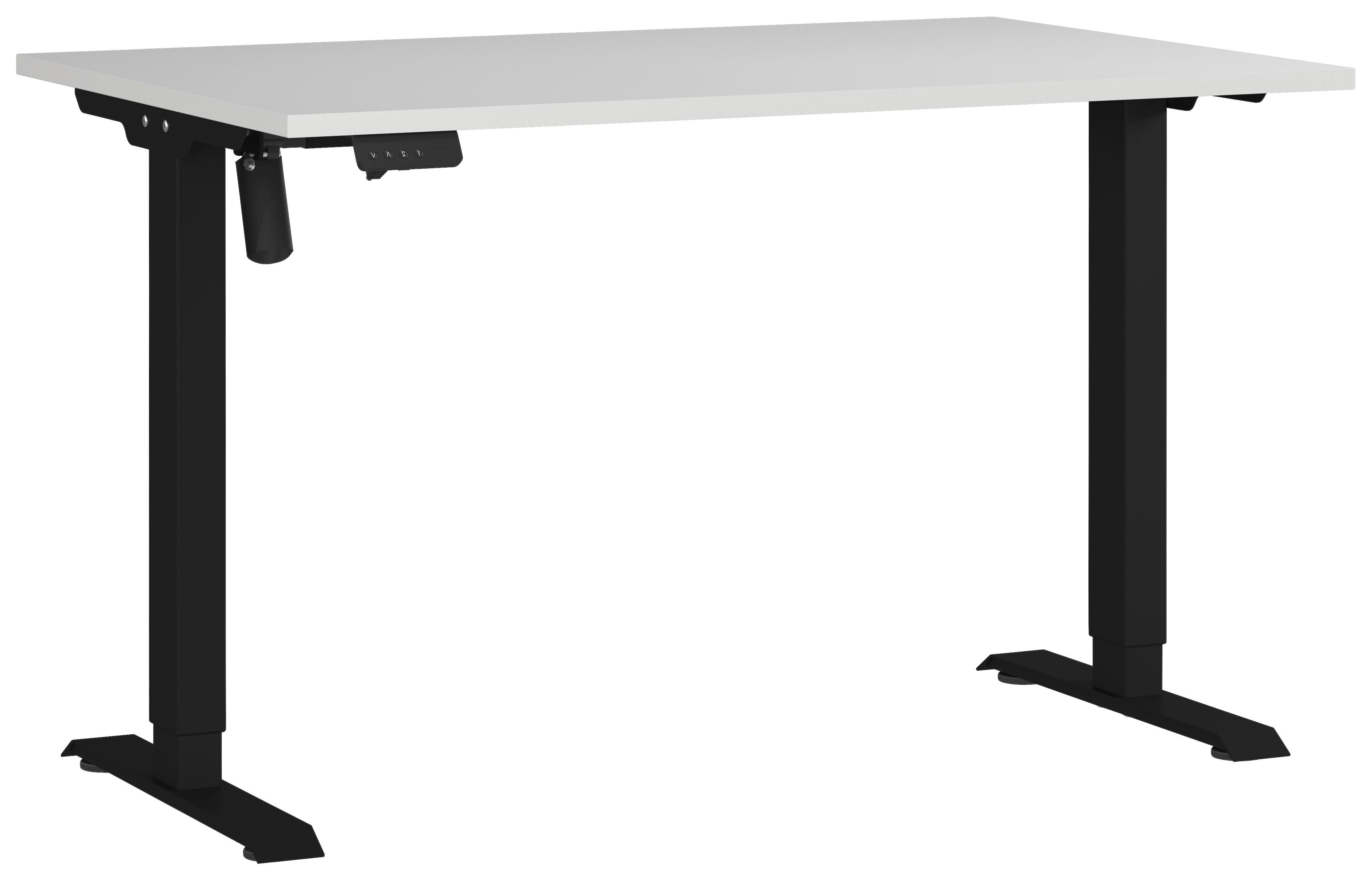 Schreibtisch Profi Grau/Schwarz L: 120cm