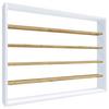 Küchenablage Esaldi Weiß, Honigeiche Dekor B:80cm - Honigeiche/Weiß, Basics, Holzwerkstoff (80/60/10cm) - MID.YOU
