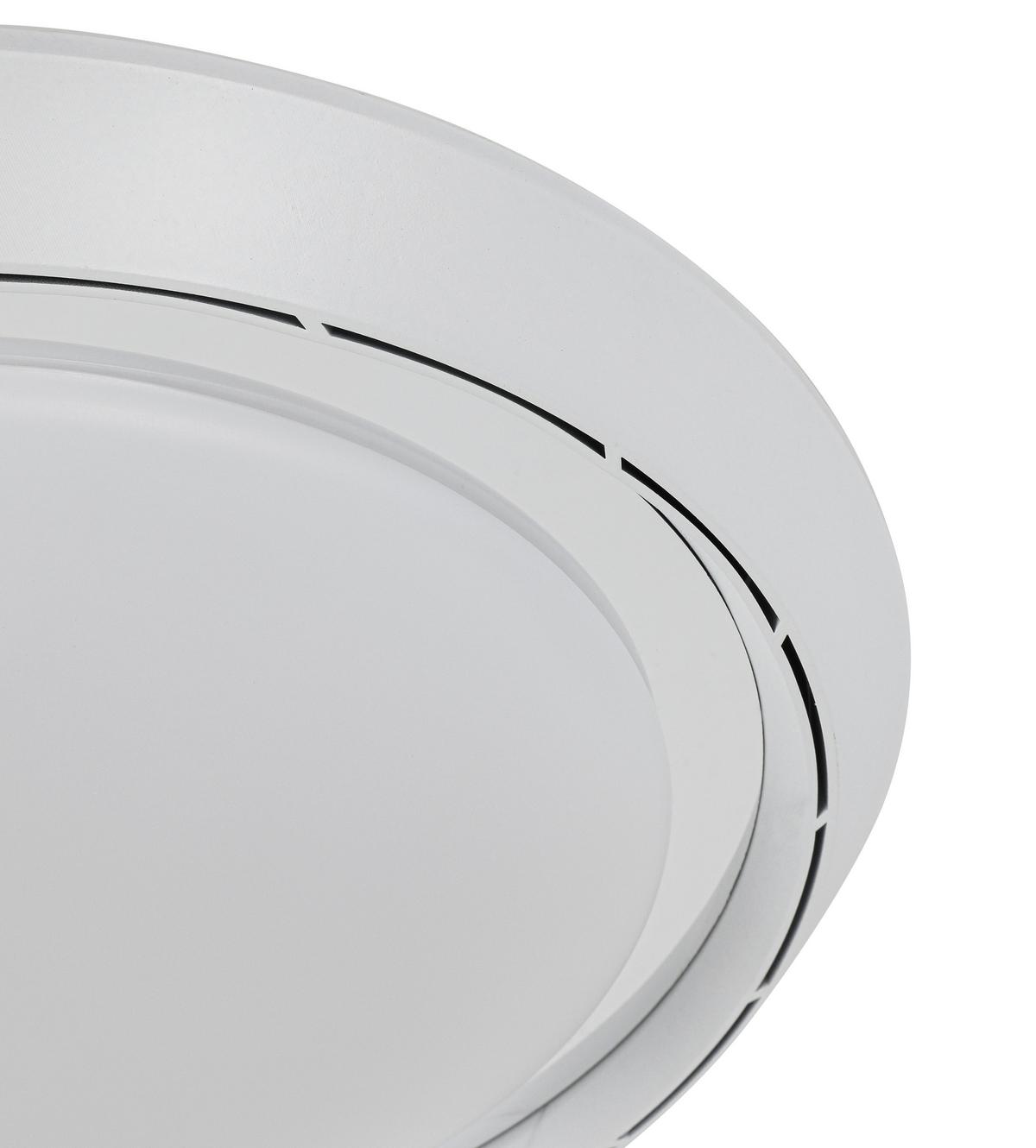 Deckenventilator Carolin - Chromfarben/Weiß, Basics, Kunststoff (42/18cm) - Luca Bessoni