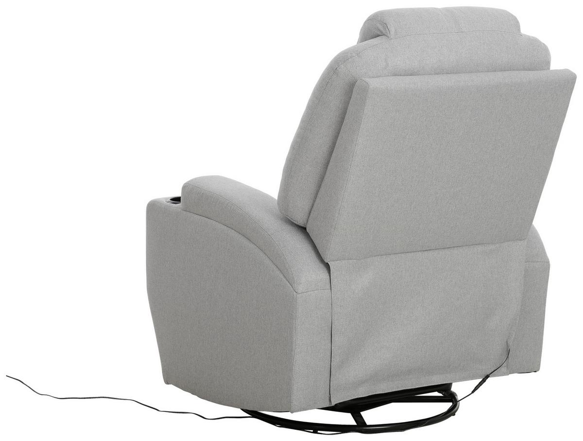 Massagesessel Bob - Schwarz/Grau, MODERN, Textil (86/110/96cm) - P & B