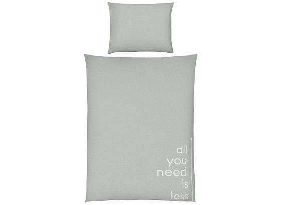 Povlečení Jersey Words - světle zelená, Moderní, textil (140/200cm) - Premium Living Povlečení Jersey Words - světle zelená, Moderní, textil (140/200cm) - Premium Living