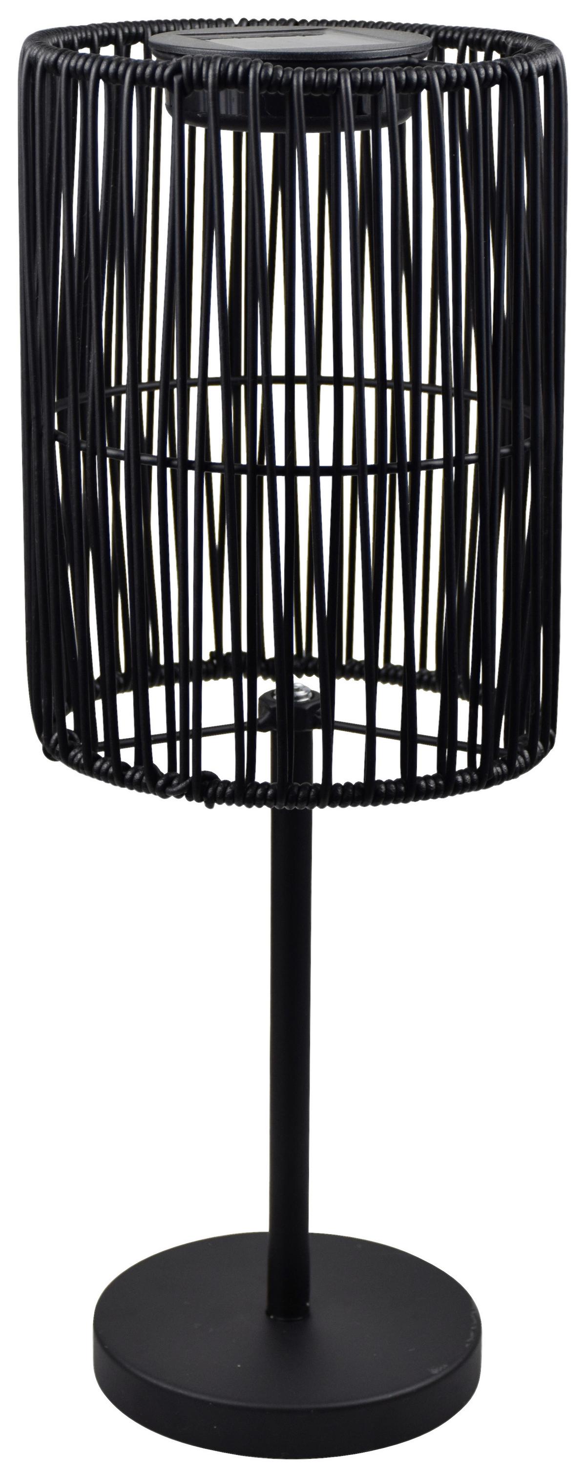 SOLÁRNE SVIETIDLO HOHE - čierna, Konventionell, kov/plast (15,5/40cm) - Modern Living