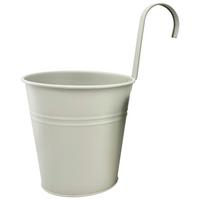 Obal na kvetináč ZANA - svetlosivá, kov (15/15,5cm) - Mömax