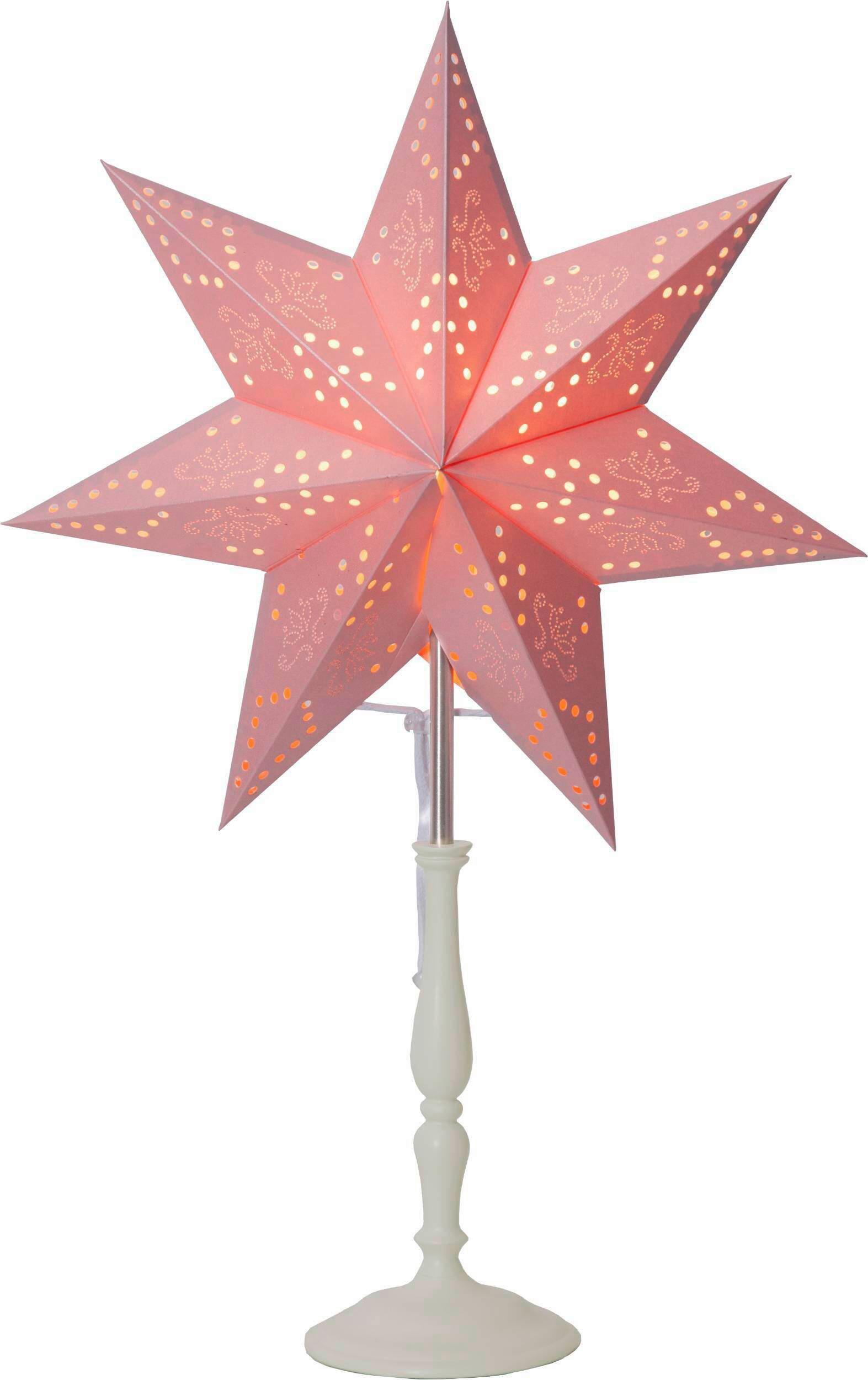 LED-Tischleuchte Weiß/Pink Höhe: 76 cm - Basics (35/14/55cm) - Eglo