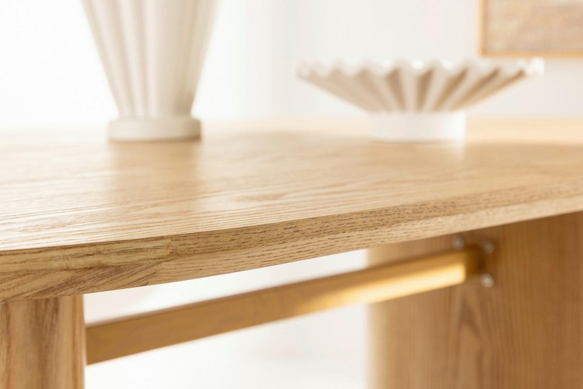 Esstisch Isolde - Beige, Design, Holzwerkstoff (180/90/75cm) - Livetastic