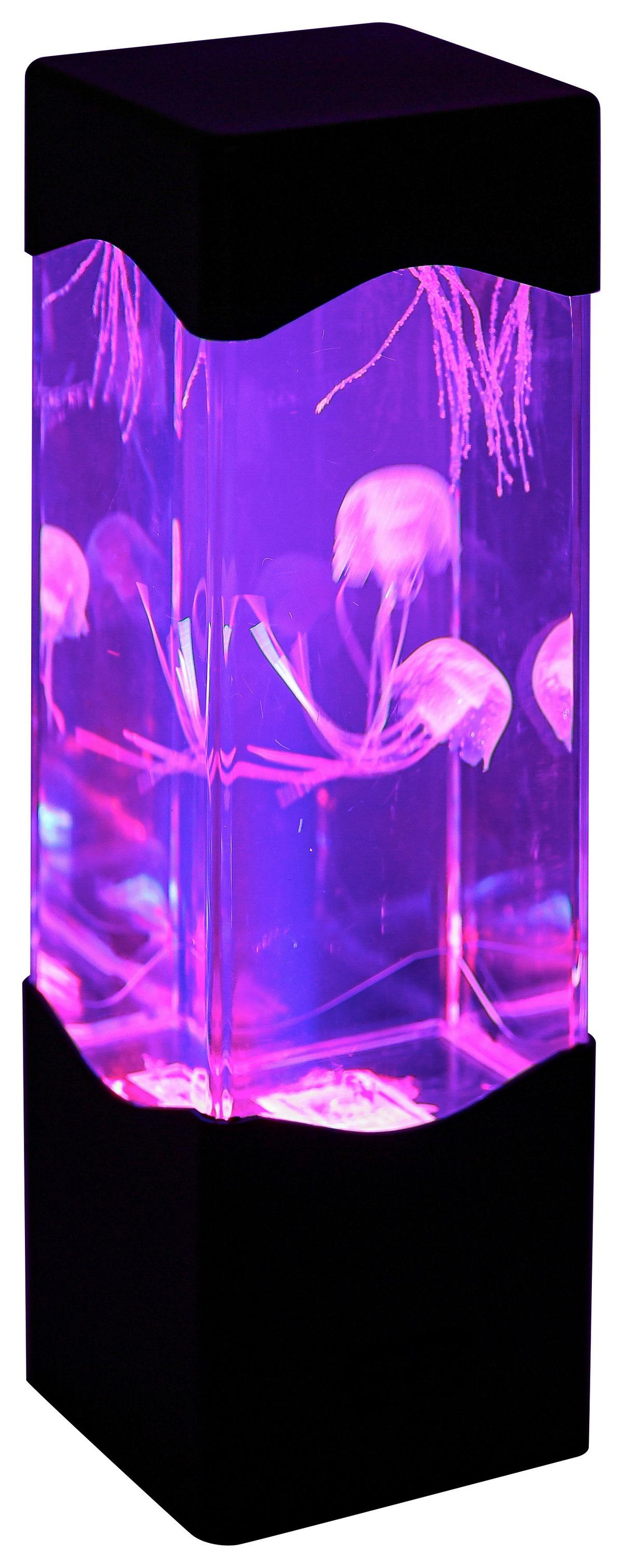 DEKORAČNÉ LED SVIETIDLO QUALI - priehľadné/čierna, Modern, plast (7,5/23,3/7,5cm) - Mömax