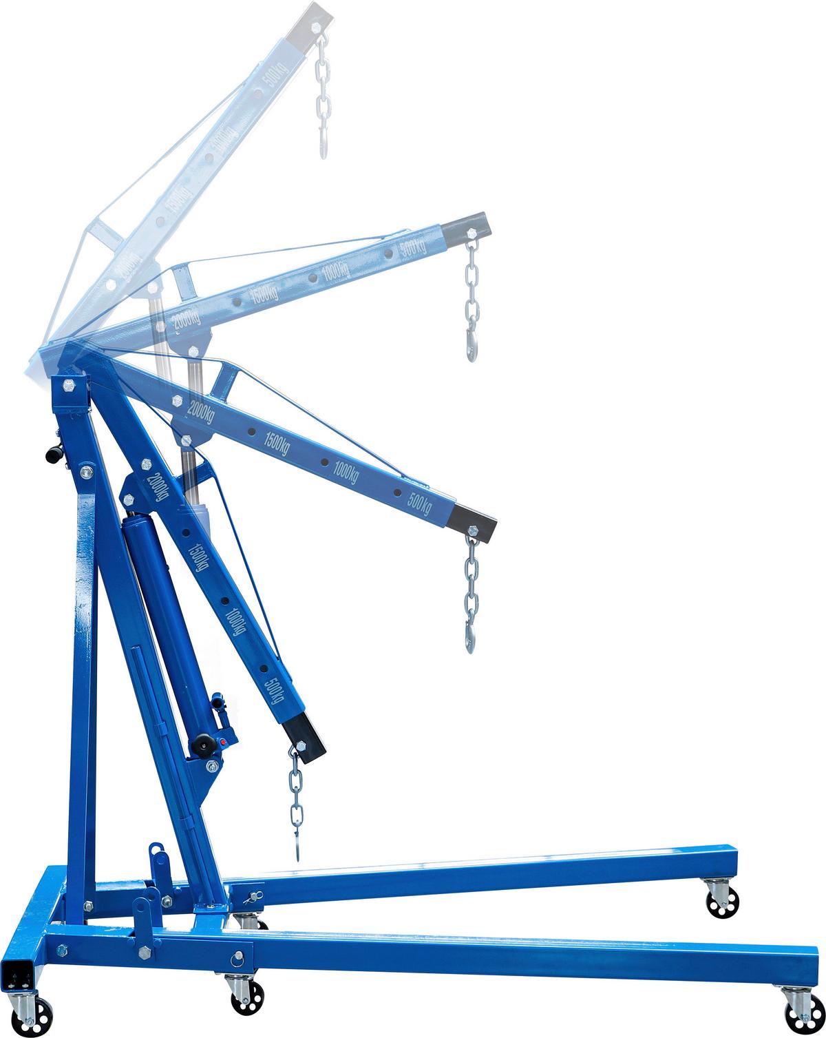Motorkran 70183 - Blau/Schwarz, Basics (171/149/100cm)