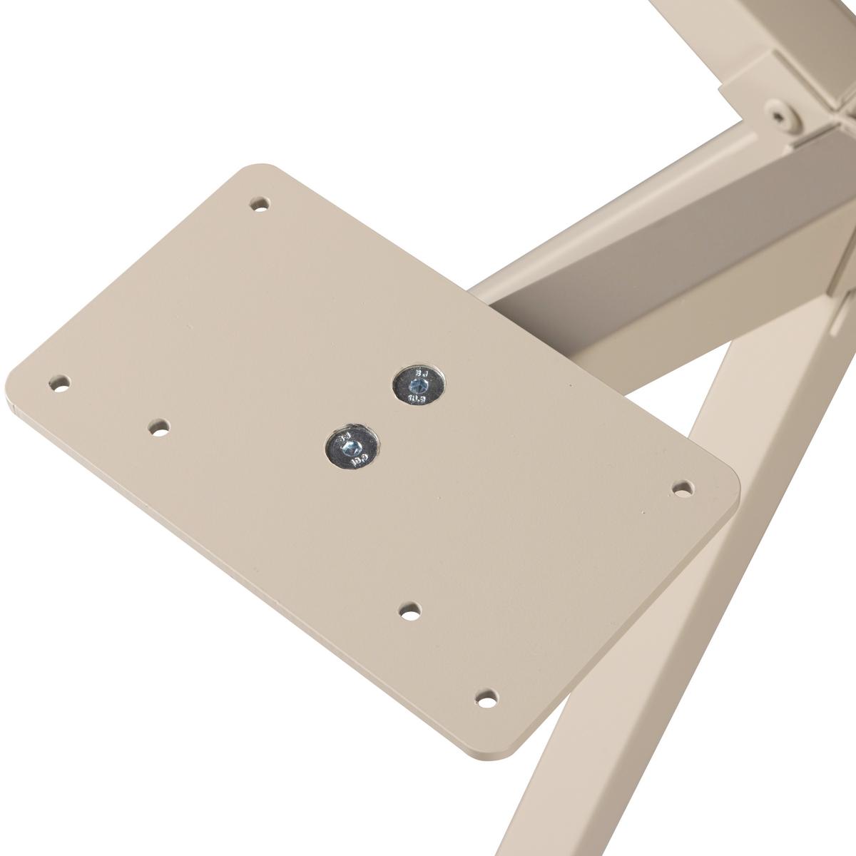 TISCHGESTELL Tablo Grau B: 80cm - Grau, MODERN, Metall (80/72/80cm) - Livetastic