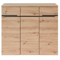 KOMODA MEMPHIS - barvy grafitu/dub artisan, Moderní (120/107/38cm) - Mömax