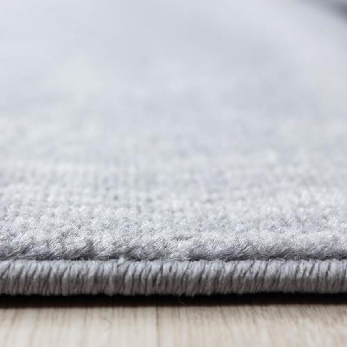 Teppich Läufer Anthrazit Plus 80x300 cm - Anthrazit, Trend, Textil (80/300cm) - Novel