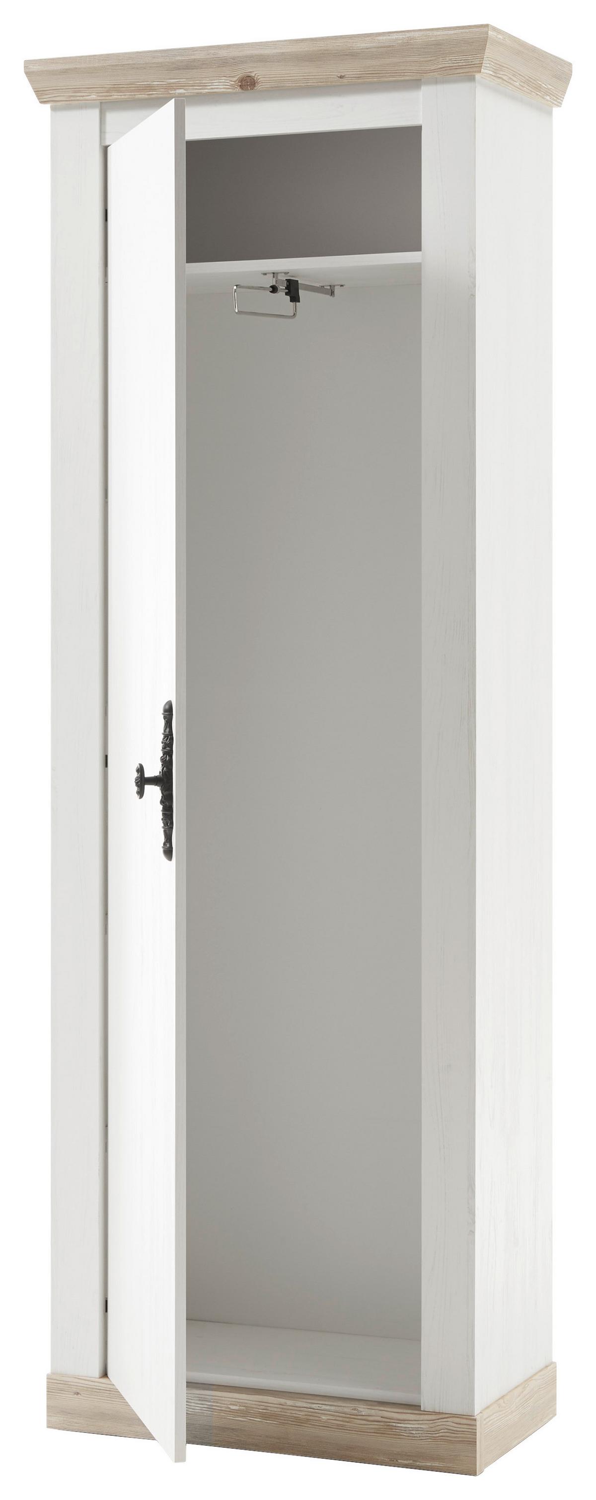 Garderobe Florenz Pininenfarb./Hellbraun B: 73cm - Hellbraun/Pinienfarben, Design, Holzwerkstoff (73/201/38cm) - MID.YOU