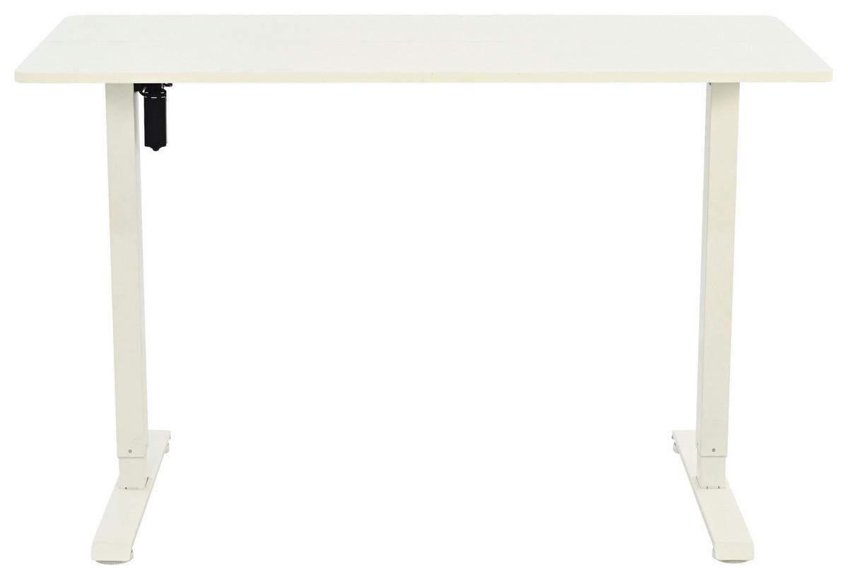 PSACÍ STŮL CHARLIE - bílá/černá, Moderní, kov/kompozitní dřevo (120/60/72-118cm) - Mömax