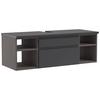 Hängender Waschbecken- Unterschrank Arosa B: 120 Cm - Graphitfarben/Grau, MODERN, Holzwerkstoff (120/41/47cm) - Held