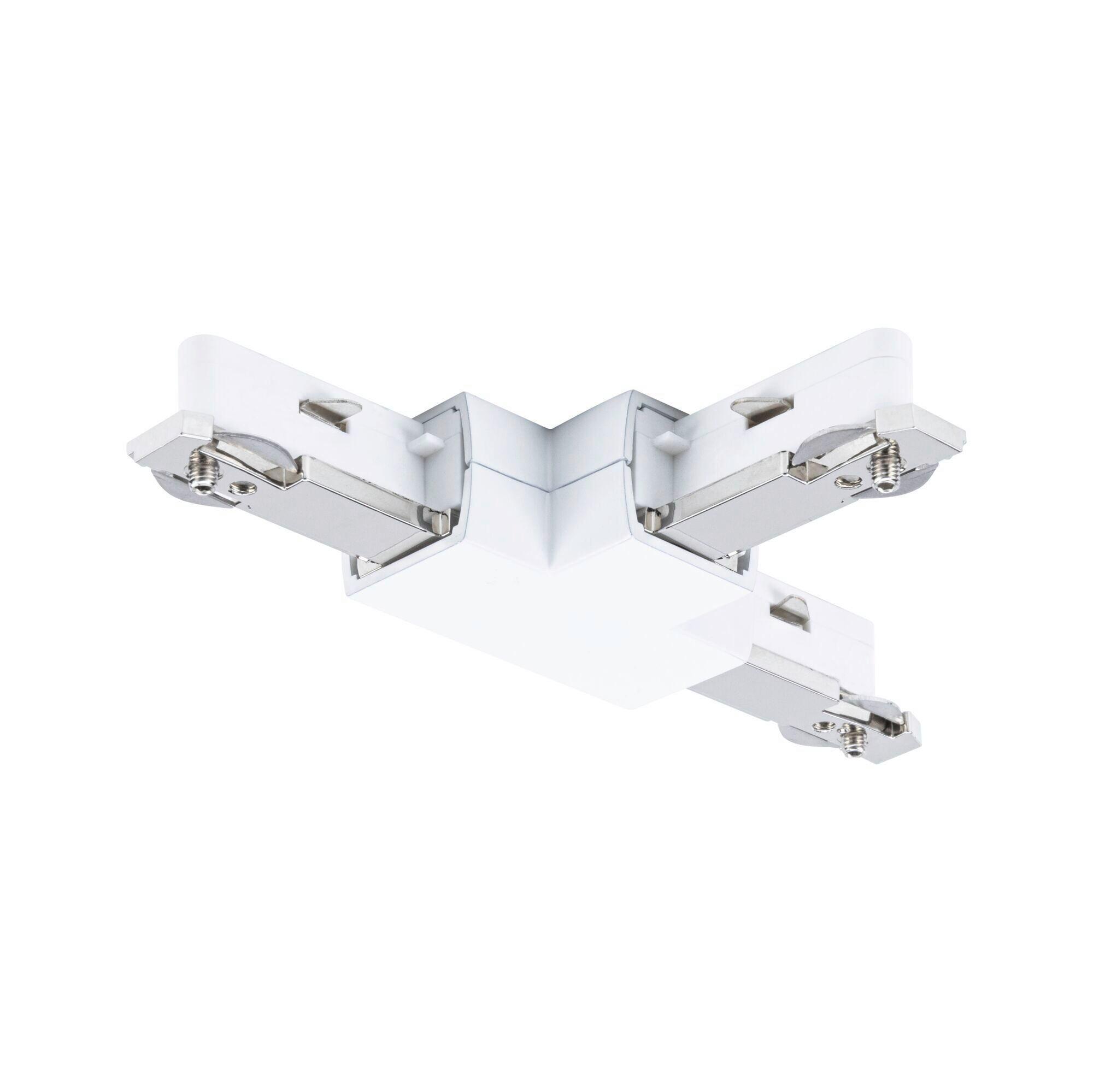 Schienensyste-Verbinder 95647 Urail T-Verbinder Sw - Weiß, Basics, Metall (10,4/1,8/6,2cm) - Paulmann