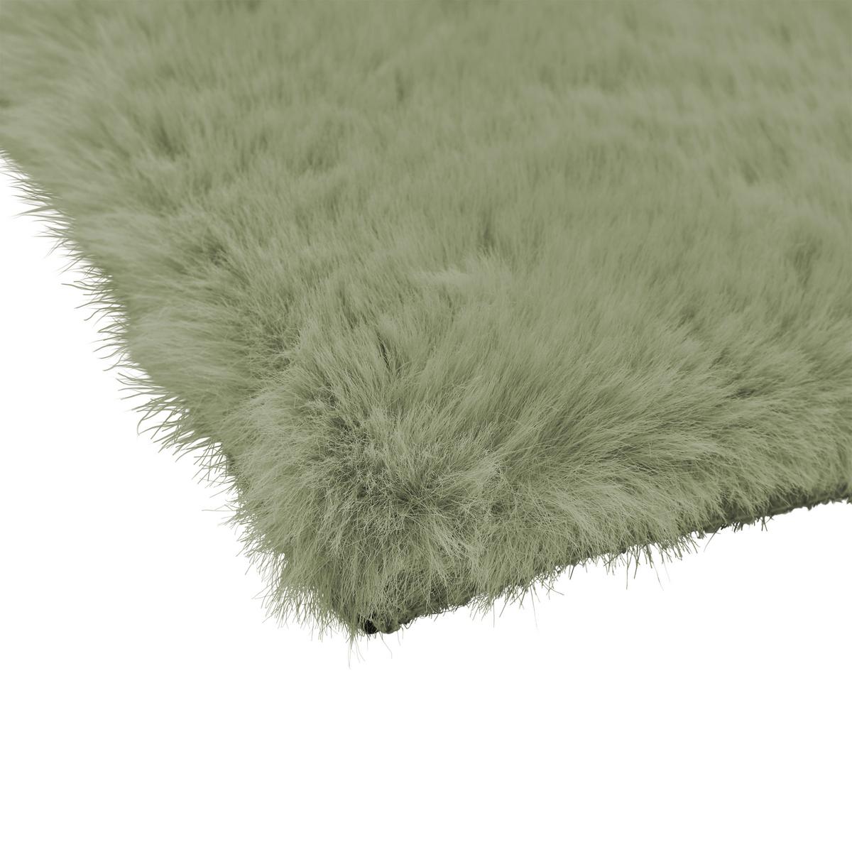 UMELÁ KOŽUŠINA CAROLINE 1 - svetlozelená/šalviovozelená, Konventionell, textil (80/150cm) - Mömax