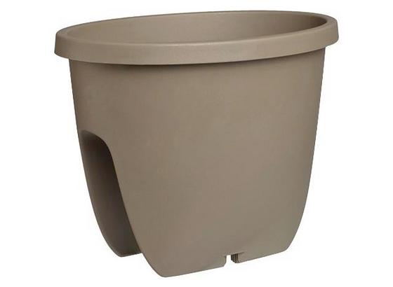 Virágláda Balkonia - szürkésbarna, konvencionális, műanyag (30/26cm) Virágláda Balkonia - szürkésbarna, konvencionális, műanyag (30/26cm)