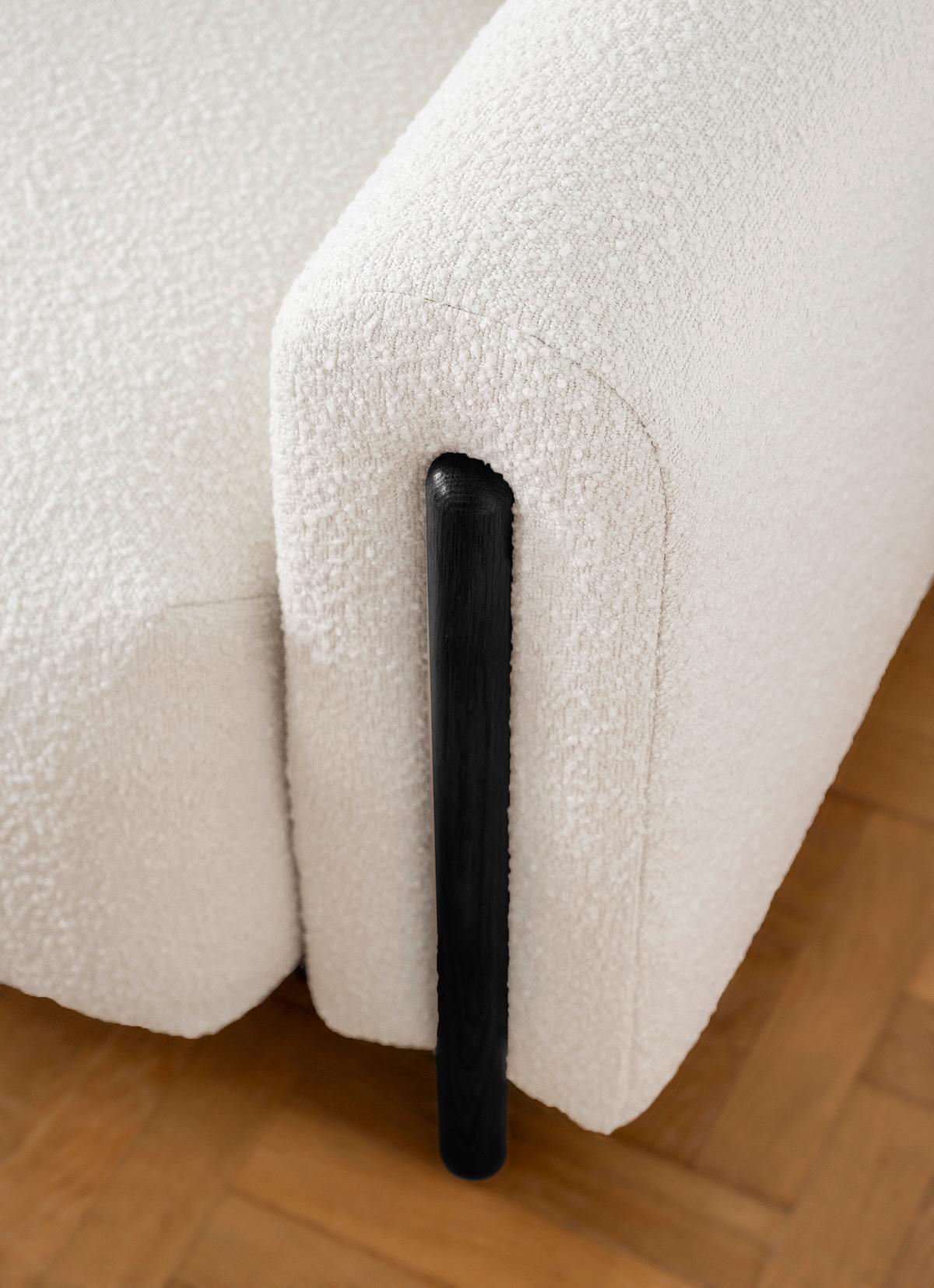 Schlafsofa Arcadova Creme/Schwarz B:244cm - Creme/Schwarz, Design, Textil (244/97/97cm) - MID.YOU