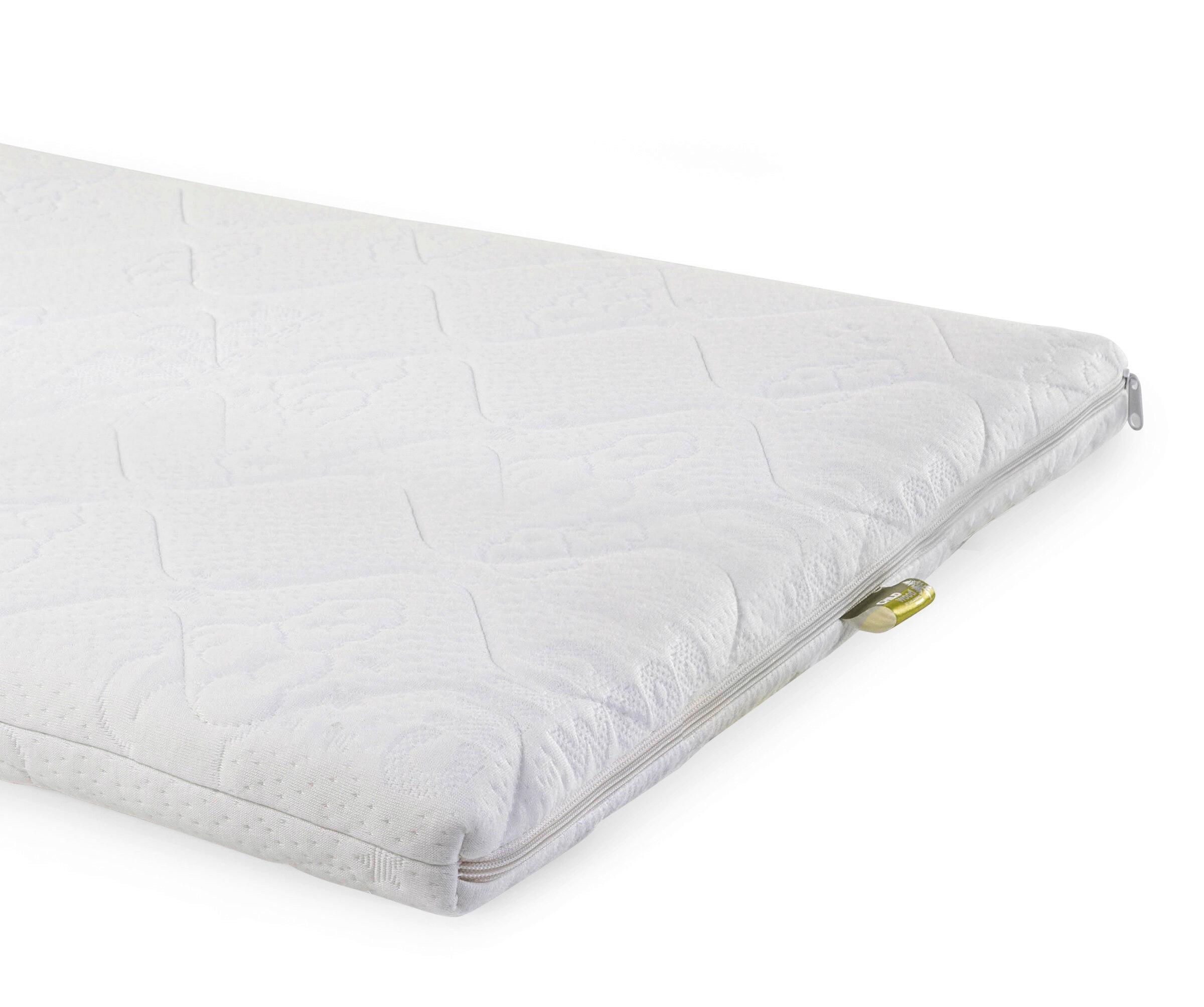 Laufgittermatratze Safesleeper Weiß, BxHxT: 75x7x95 cm - Weiß, Basics, Kunststoff (75/7/95cm) - Childhome