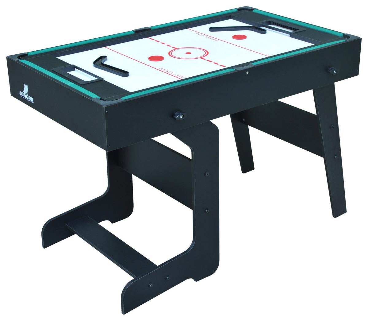 Multispieltisch Cougar All-In-One Schwarz B: 61 cm - Schwarz, KONVENTIONELL, Holz (61/81/119,00cm) - Ambia Garden