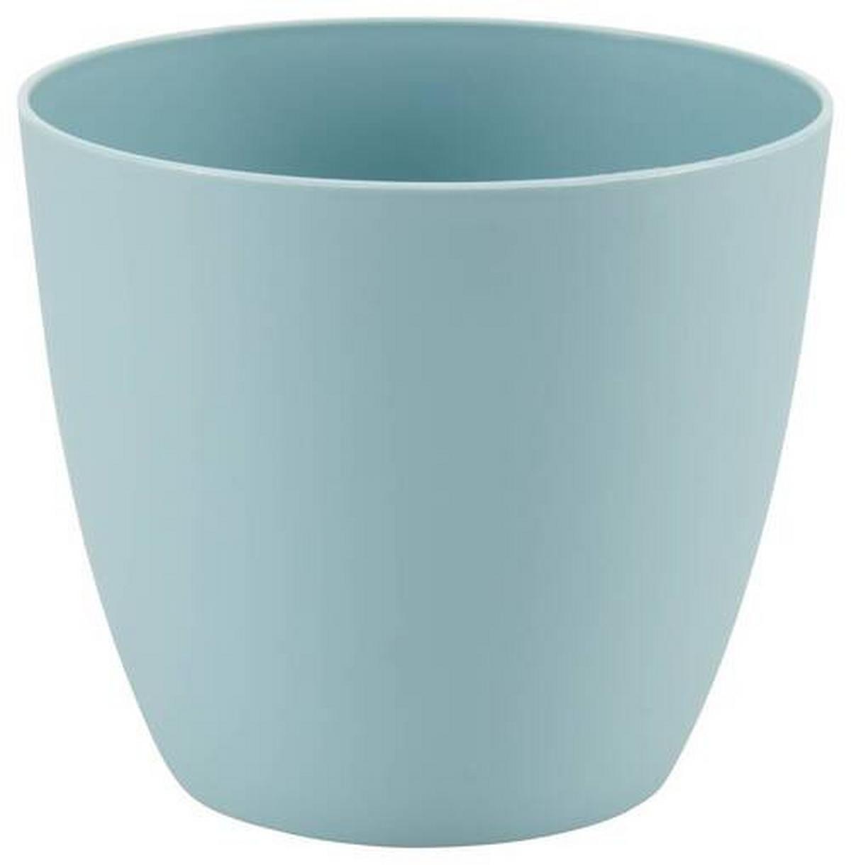 Blumentopf Blumentopf - Taupe/Blau, Basics, Kunststoff (13/13/11,5cm)