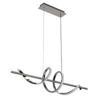 ZÁVĚSNÉ LED SVÍTIDLO LINA - barvy chromu/barvy niklu, Moderní, kov/plast (80/22/120cm) - Mömax