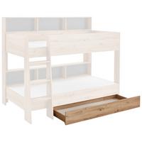 Bettkasten Sway B: 165 Cm Eiche Artisan Dekor Mit Rollen - Eiche Artisan, KONVENTIONELL, Holzwerkstoff (165/14/62cm)