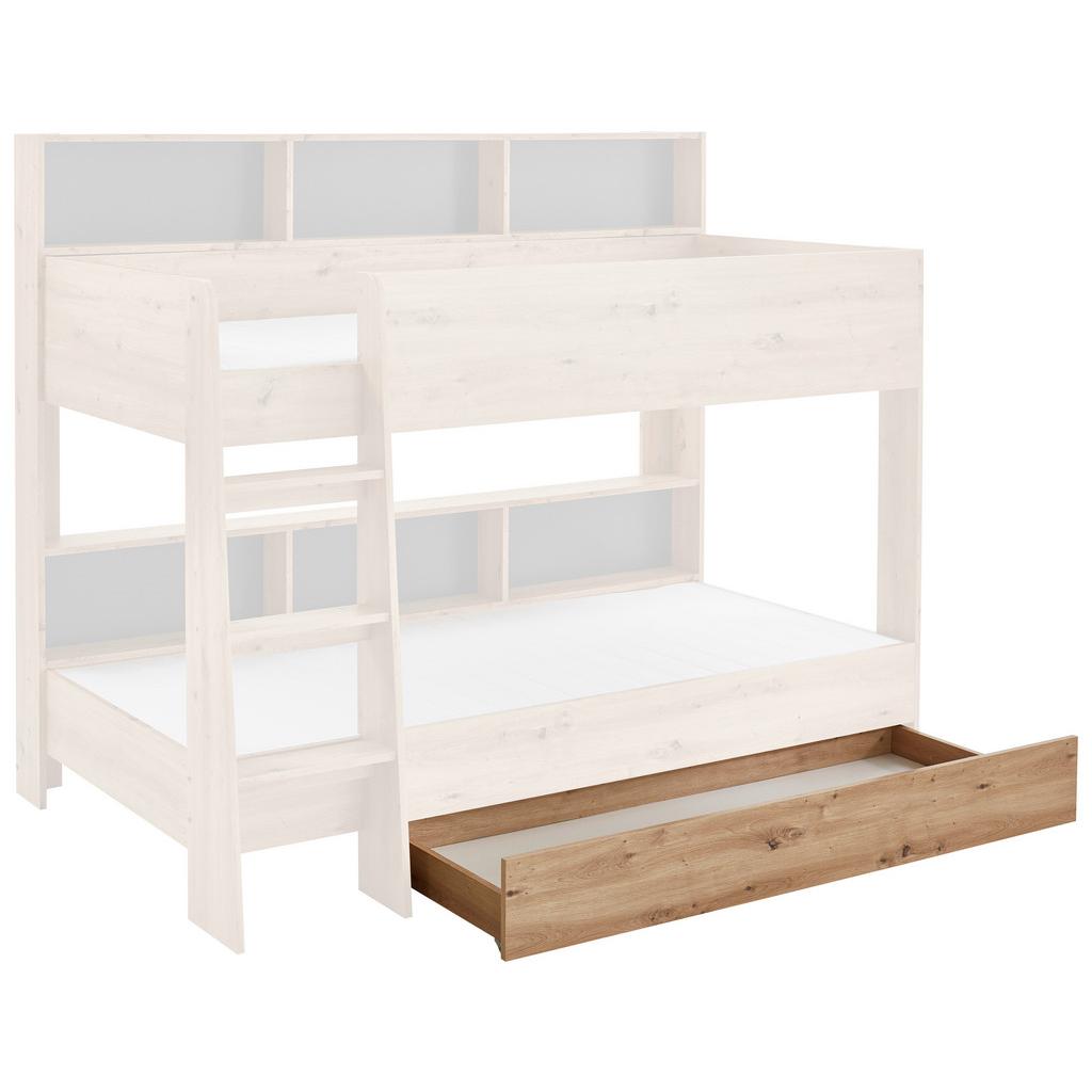 Bettkasten Sway B: 165 cm Eiche Artisan Dekor mit Rollen