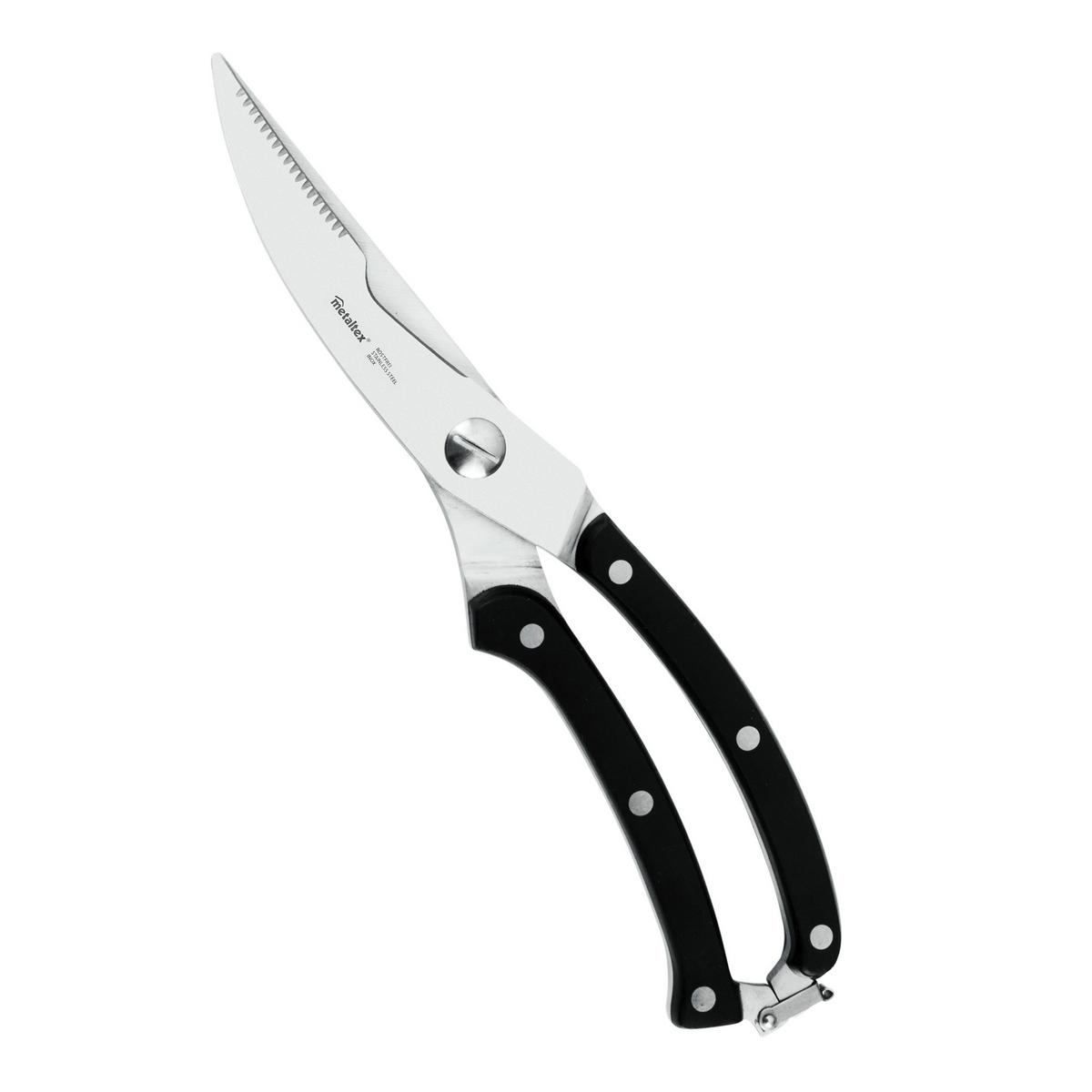 Baromfivágó Olló Mareka - nemesacélszínű, Basics, fém (6,8/31,6/1,7cm) - Metaltex