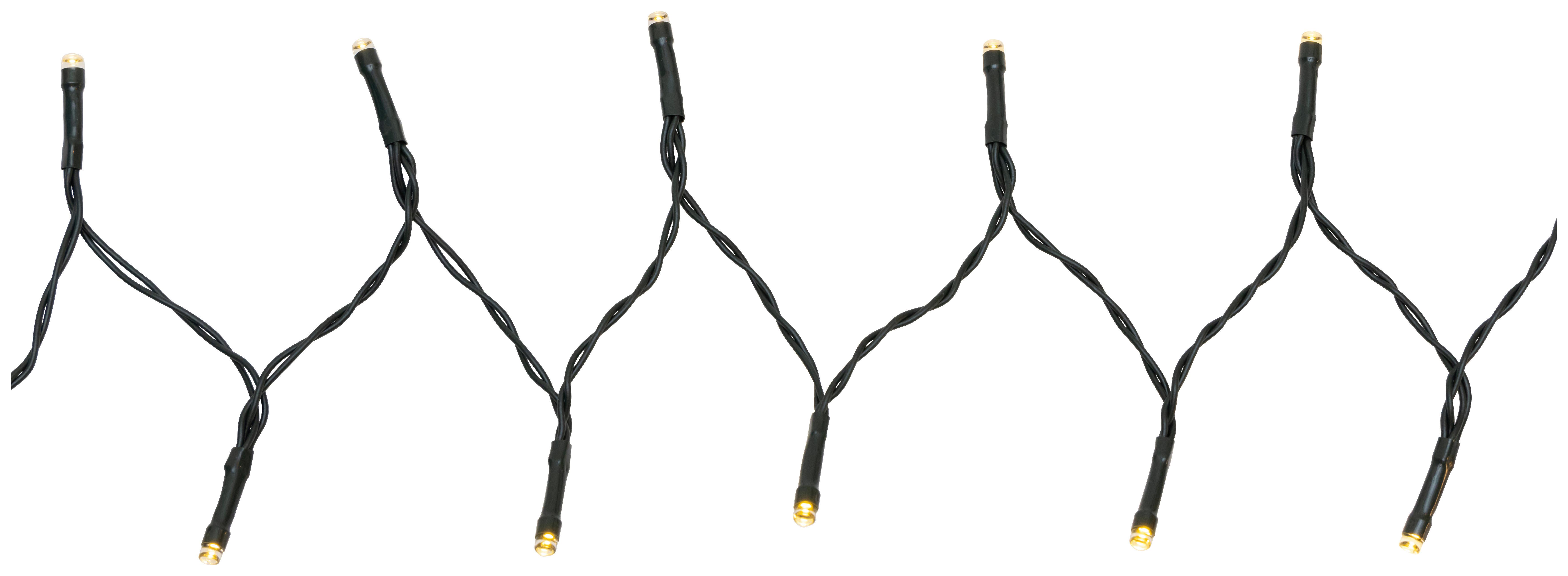 SVĚTELNÝ ŘETĚZ ZIM - tmavě zelená, Romantický / Rustikální, plast (712,5cm) - Mömax