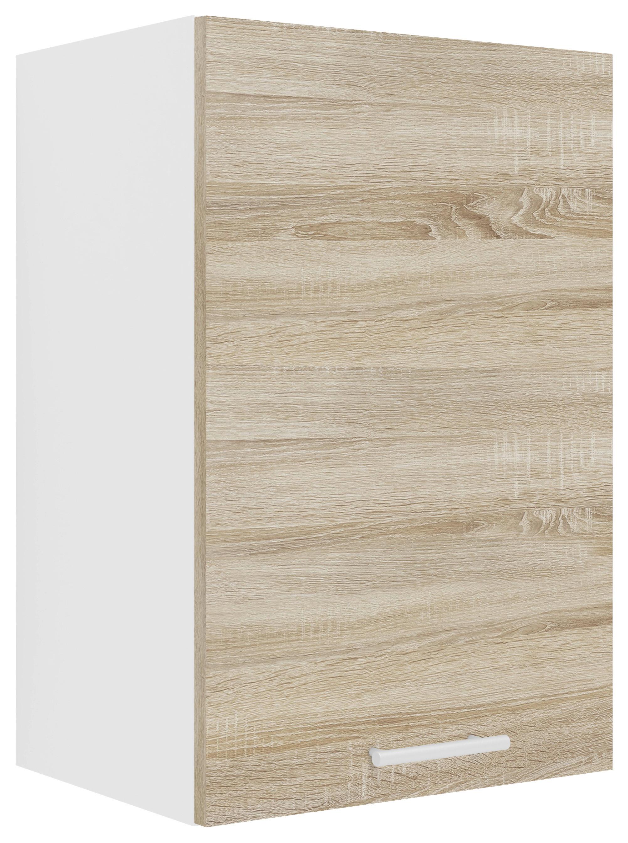 Küchenoberschrank Esilo B: 40 Cm Weiß/eiche Dekor - Weiß/Sonoma Eiche, KONVENTIONELL, Holzwerkstoff (40/60/31cm) - MID.YOU