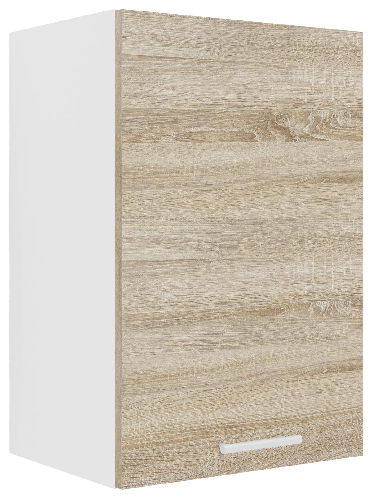 Küchenoberschrank Esilo B: 40 Cm Weiß/eiche Dekor - Weiß/Sonoma Eiche, KONVENTIONELL, Holzwerkstoff (40/60/31cm) - MID.YOU