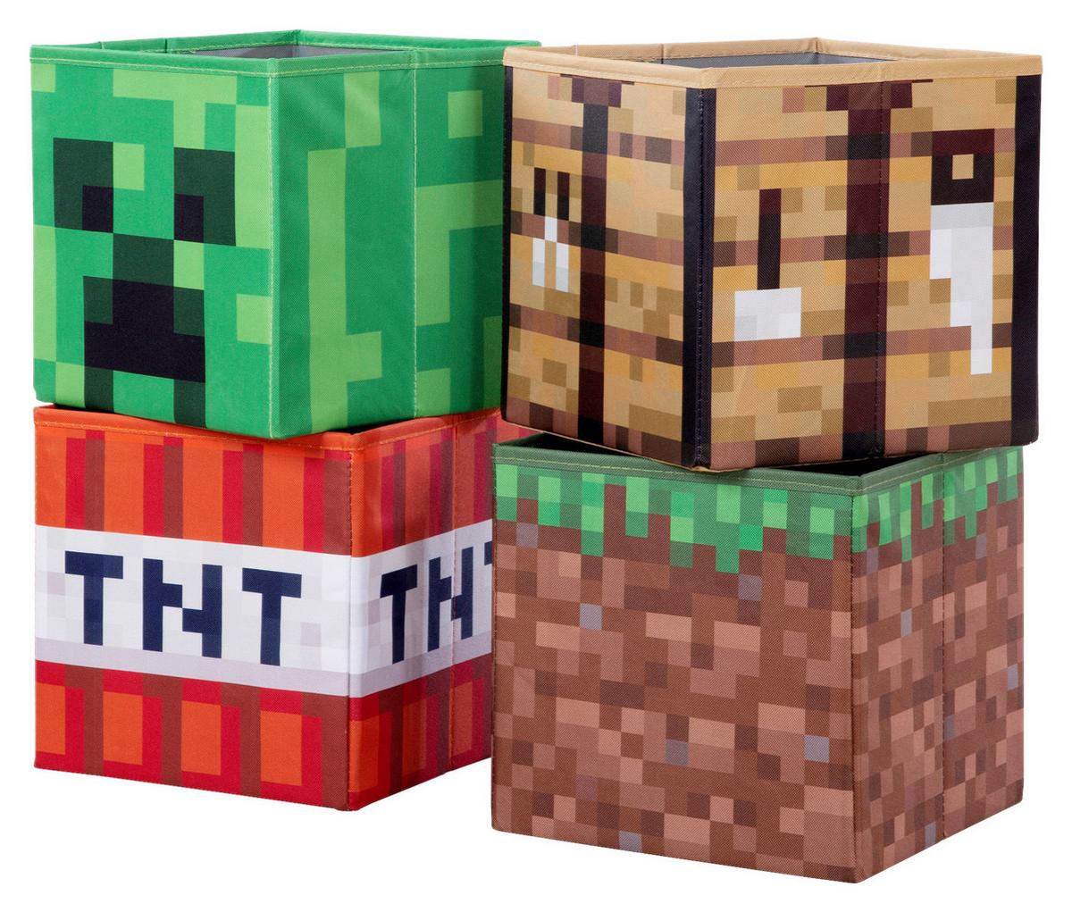 Kindersitzbank Minecraft - Multicolor/Grau, MODERN, Holzwerkstoff/Textil (119/60/30cm) - Minecraft