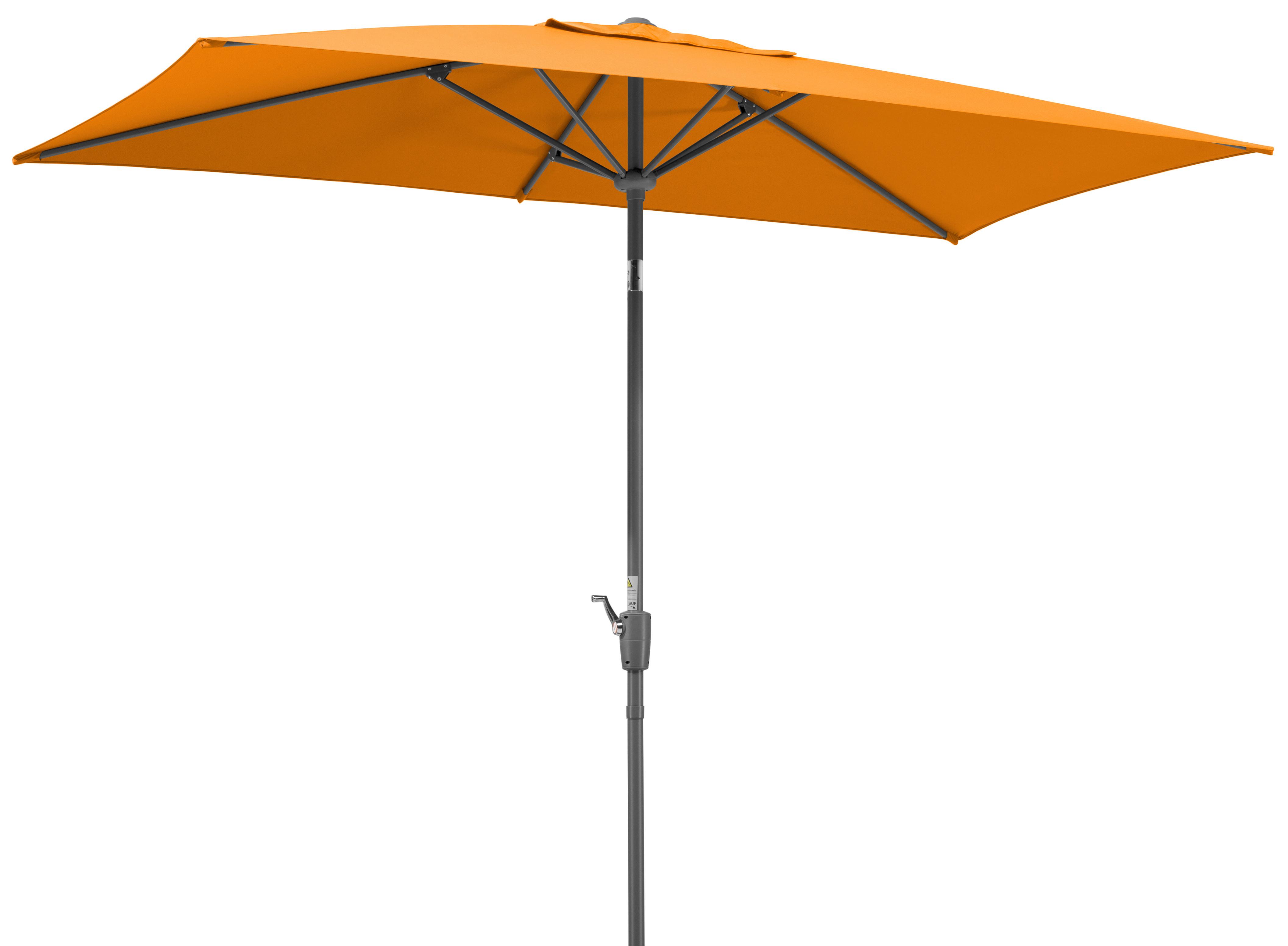 Sonnenschirm Tunis BHT: 150x250x270 cm Orange