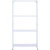 Schraubregal Stahl 75x150x30 cm 40kg/Boden - Weiß, MODERN, Metall (75/150/30cm) - Homezone